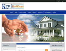 Tablet Screenshot of homesbykey.com